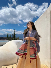 20 Styles Cotton-Linen Beach Sarong Wrap – Women’s Bikini Cover-Up & Summer Scarf