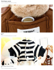 Winter Pet Vest Jacket ❄️ Warm Cotton Coat for Small & Medium Dogs and Cats