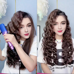 0.6" (16mm) Mini 3-Barrel Hair Waver – Ceramic Beach Wave Curler (5 Temps)