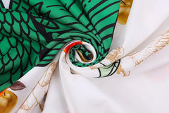 Peacock Kimono Beach Robe – Long Sleeve Swimsuit Cover-Up Cardigan