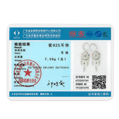 925 Silver Hoop Earrings for Women – Zircon Heart & Star Drops