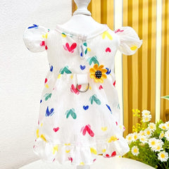 Princess Dog Dress 🍓 Cute Strawberry Summer Outfit for Small Dogs & Cats