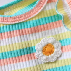 Flower Dog Dress 🌸 Cooling Summer Outfit for Small Dogs & Cats