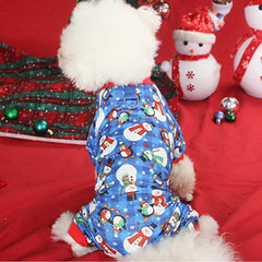 Christmas Dog Outfit – Warm Winter Costume for Small & Medium Dogs