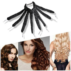 Heatless Velcro Octopus Hair Curler – Soft Foam No-Heat Sleep Curling Ribbon