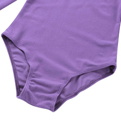 Girls Long Sleeve Ballet Leotard – Warm Gymnastics Training Bodysuit