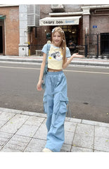 Women’s High-Waisted Vintage Wide-Leg Pants