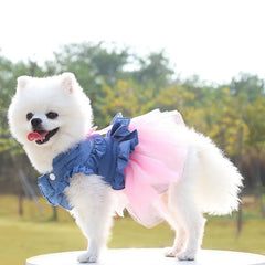 Summer Pet Dress 🌸 Lightweight Outfit for Small & Medium Dogs and Cats
