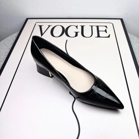 comfortable and versatile design, luxurious and light, high-end fashion, matching with small skirt, ladies' single shoes