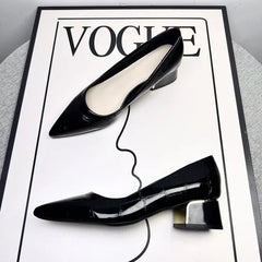 comfortable and versatile design, luxurious and light, high-end fashion, matching with small skirt, ladies' single shoes