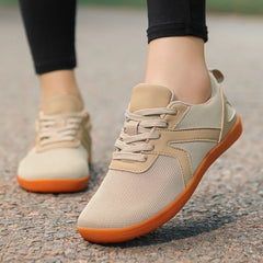 Minimalist Shoes for Men Women Wide Toe Barefoot Zero Drop Shoes Casual Artificial Leather Lightweight Walking Sneakers