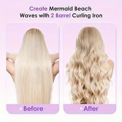 Anti-Scald 32mm Water Ripple Curling Iron – Large Wave Hair Styler (4 Temps)