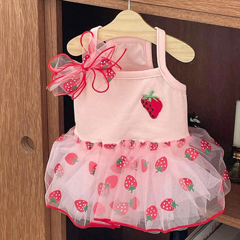 Summer Princess Dog Dress 🌸 Lightweight Skirt for Small Dogs & Puppies