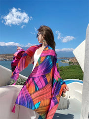 20 Styles Cotton-Linen Beach Sarong Wrap – Women’s Bikini Cover-Up & Summer Scarf
