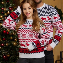 2025 New Women Men Kids Christmas Sweaters Casual Soft Jumpers Warm Thicken Matching Outfits Pullover Knitwear Xmas Family Look