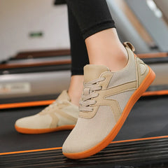 Minimalist Shoes for Men Women Wide Toe Barefoot Zero Drop Shoes Casual Artificial Leather Lightweight Walking Sneakers