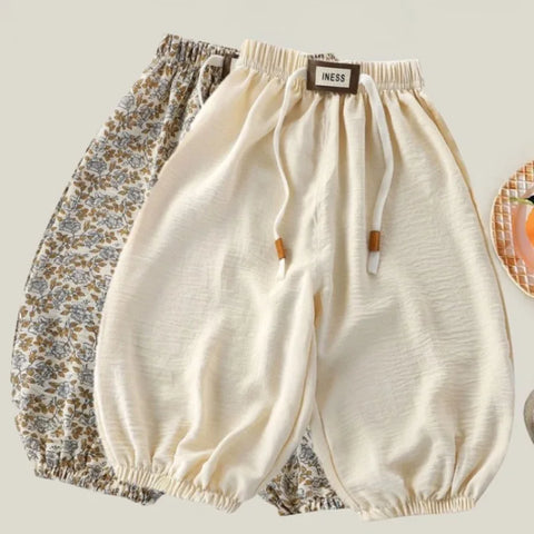 Kids Summer Loose Fit Jogger Pants