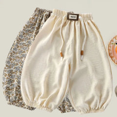 Kids Summer Loose Fit Jogger Pants
