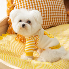 Cute Dog Hoodie – Thin Autumn/Winter Sweatshirt with D-Ring for Small Dogs & Puppies