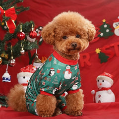 Christmas Warm Dog Clothes – Holiday Costume for Small & Medium Dogs