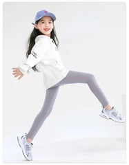 Kids Solid Leggings & Tights