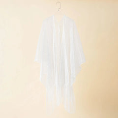 2025 Sexy Gold Tassel See-Through Beach Cover-Up Dress for Women