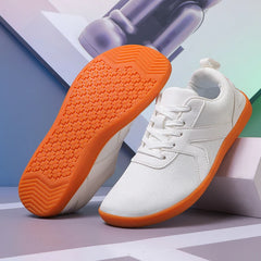 Minimalist Shoes for Men Women Wide Toe Barefoot Zero Drop Shoes Casual Artificial Leather Lightweight Walking Sneakers