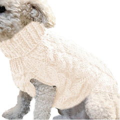 Small Dog Knitted Sweater – Autumn Winter Warm Pet Clothes