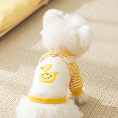 Cute Dog Hoodie – Thin Autumn/Winter Sweatshirt with D-Ring for Small Dogs & Puppies