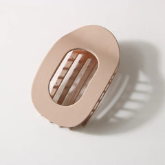 Fashion Oval Leopard Flat Hair Clips for Women