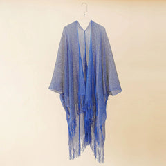 2025 Sexy Gold Tassel See-Through Beach Cover-Up Dress for Women