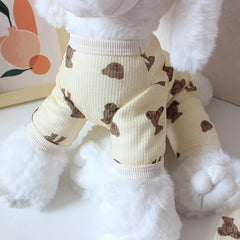 Bear Dog Jumpsuit 🐻 Breathable Summer Outfit for Puppies & Small Dogs