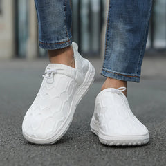 Minimalist Shoes for Men Women Wide Toe Barefoot Zero Drop Shoes Casual Artificial Leather Lightweight Walking Sneakers