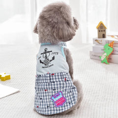 Pink & Blue Pet Tutu Dress 🎀 Party Skirt Outfit for Small Dogs & Cats