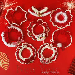 Dog Clothing Cat Collar Cats Clothing Christmas Pet Scarf Collar Christmas Cute Sweet Pet Decor Bow Cat Costume Cats Accessories