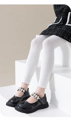 Cotton Baby Leggings 🌸 Soft Ankle-Length Tights for Girls (0–12 Years)