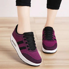2025 Women’s Breathable Lace-Up Shoes