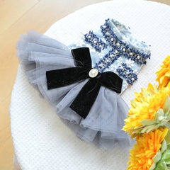 Luxury Princess Pet Dress – Fancy Spring/Summer Outfit for Small Dogs & Cats