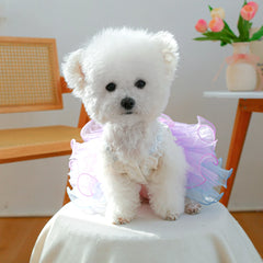 Dream Gauze Pet Dress – Elegant Summer Outfit for Small Dogs & Cats