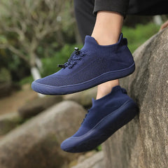 Minimalist Shoes for Men Women Wide Toe Barefoot Zero Drop Shoes Casual Artificial Leather Lightweight Walking Sneakers