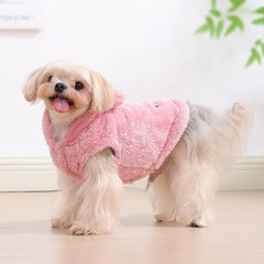 Winter Fleece Pet Hoodie – Warm Sweater Coat for Small & Medium Dogs and Cats