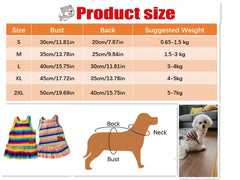 Floral Princess Dog Dress – Cute Puppy Skirt for Small & Medium Dogs