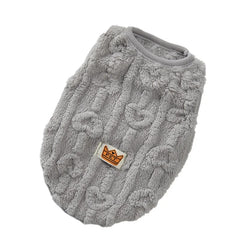 Warm Fleece Dog Jacket ❄️ Soft Autumn & Winter Outfit for Small Pets