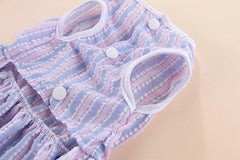 Striped Princess Cat Dress 🎀 Cute Summer Outfit for Cats, Kittens & Small Pets
