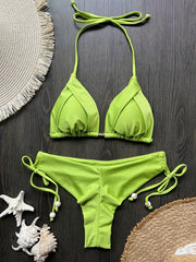 RUOTONGSEPT 2025 Sexy 13-Color Triangle Push-Up Brazilian Bikini Set
