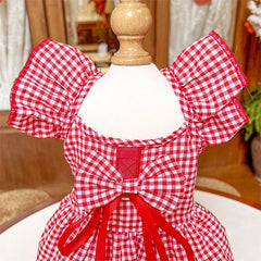 Sweet Princess Pet Dress – Bowknot Summer Outfit for Small Dogs & Cats