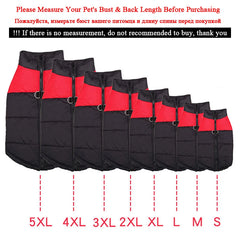 Padded Waterproof Dog Jacket ❄️ Warm Winter Vest for Small, Medium & Large Dogs