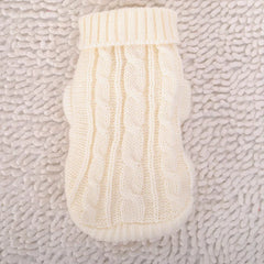 Knitted Dog Sweater – Winter Clothes for Small & Medium Dogs