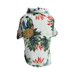 🌺 Hawaiian Style Dog Shirt – Summer Pet T-Shirt for Small & Medium Dogs  Description (Bullet Points):
