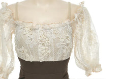 Off-Shoulder Flounce One-Piece Swimsuit – Women’s Half-Sleeve Monokini 2025